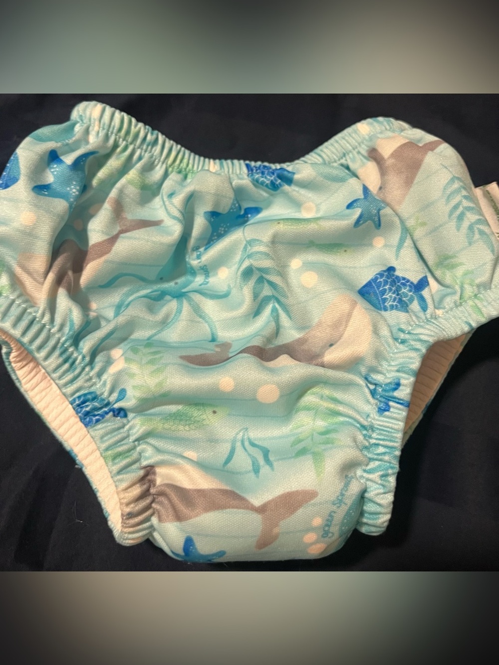 shark / sea baby swim diaper